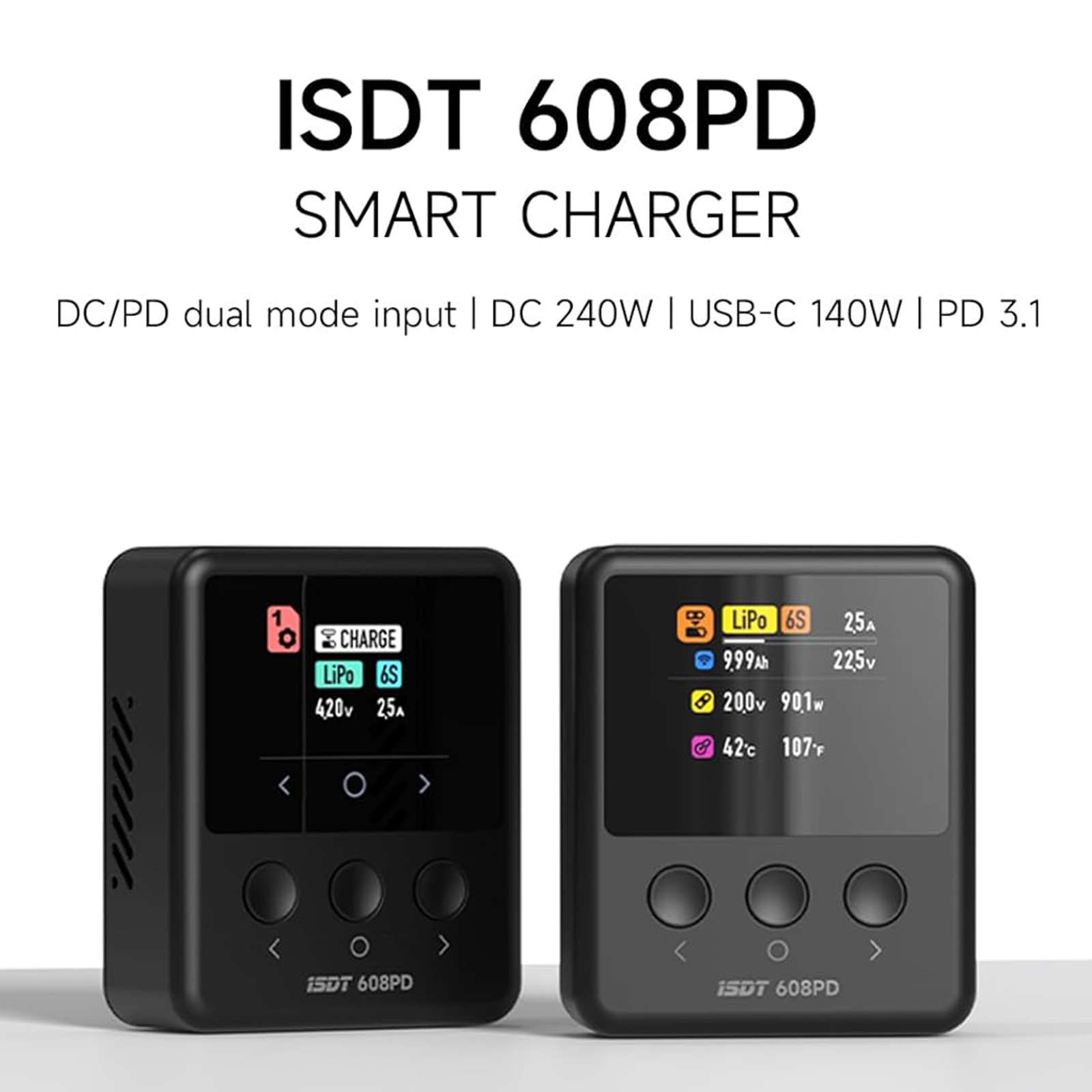 Drone Battery 6S - ISDT 608PD Smart Balance Charger Discharger