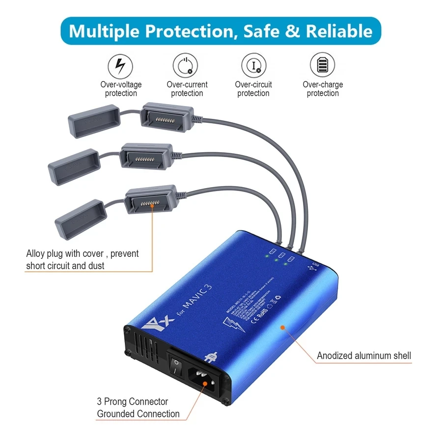 Battery Charger Hub 5in1 Charg – Drone Battery Smart Bewertung und Preis