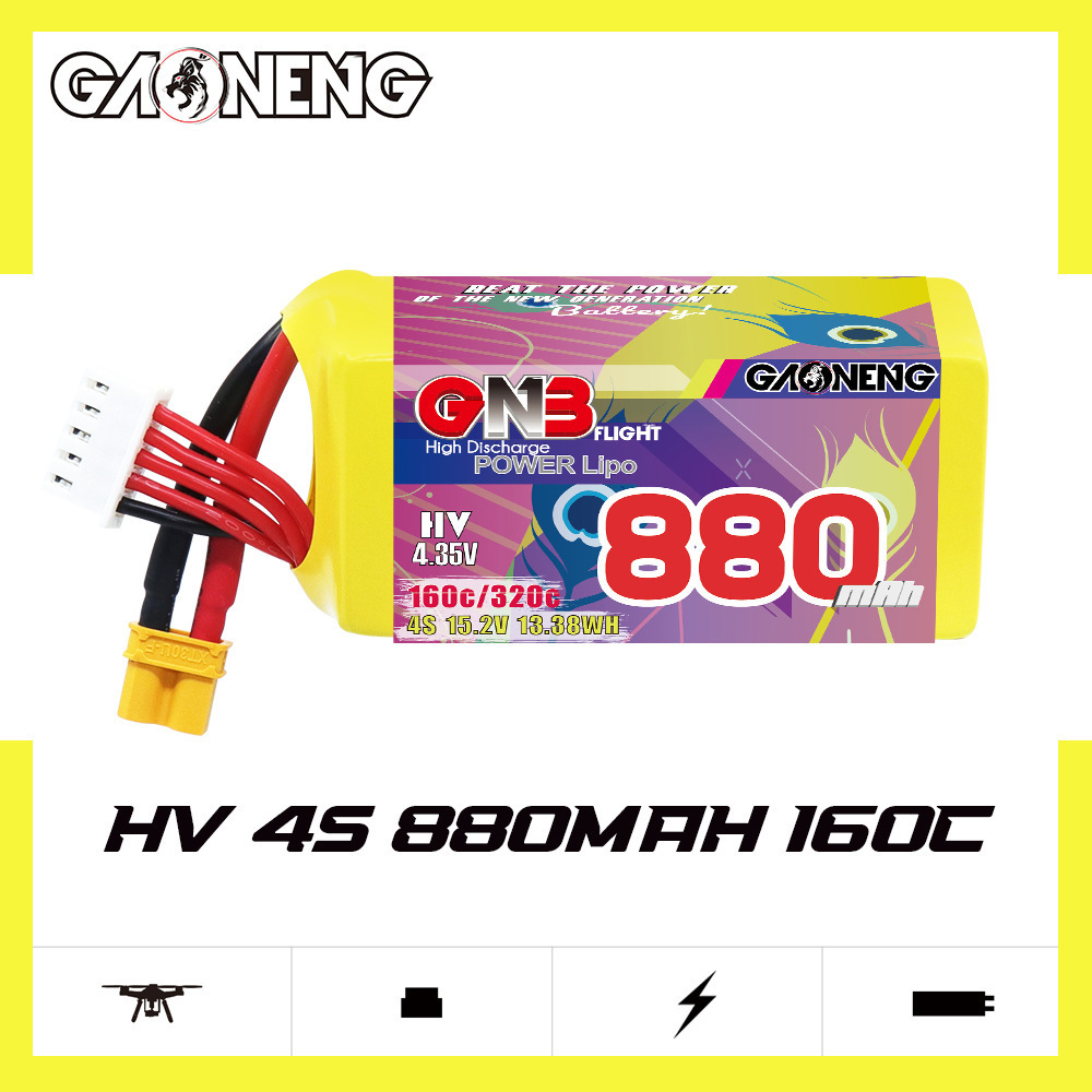 GNB 4S 880mAh 15.2V 160C/320C  – Drone Battery Connector Bewertung und Preis