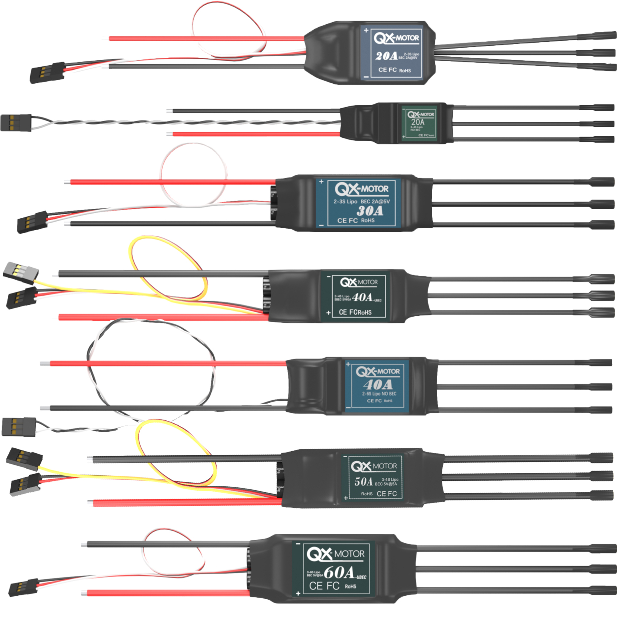 QX-MOTOR Brushless ESC series  – Drone Battery Plate Bewertung und Preis