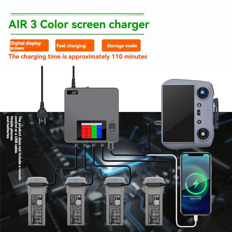 Classic-6-In-1 Digital Display – Drone Battery 3S Bewertung und Preis