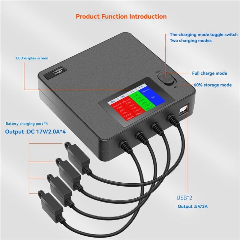 Classic-6-In-1 Digital Display – Drone Battery 3S Bewertung und Preis
