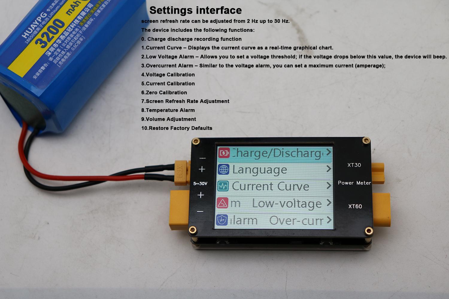 2.4Inch Display Power Meter XT – Drone Battery Voltage Checker Bewertung und Preis
