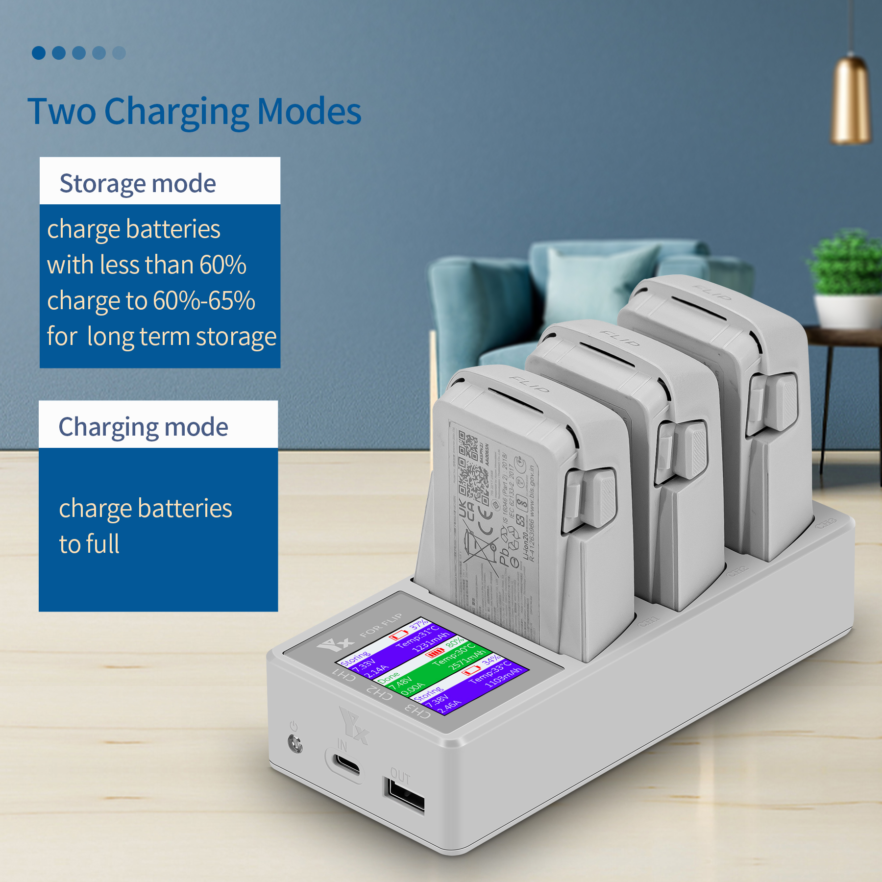 3 IN 1 Battery Charger For DJI – Drone Battery Parallel Board Bewertung und Preis