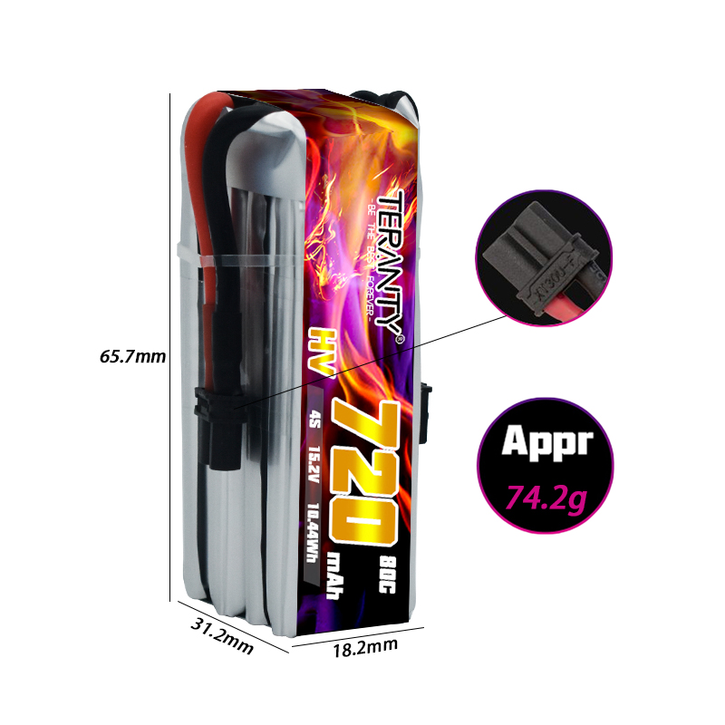 TERANTY 720mAh 4S 15.2V HV Lip – Drone Battery Plate Bewertung und Preis