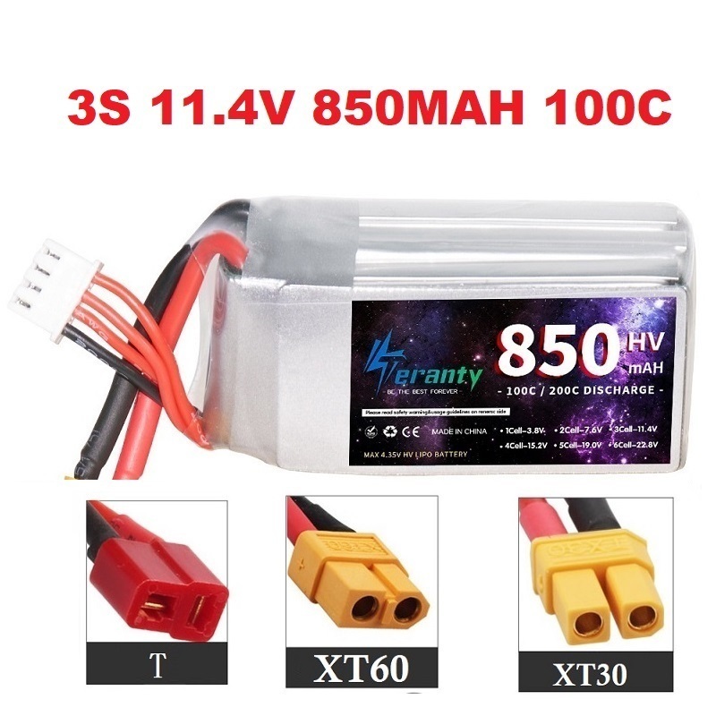 1/2/3PCS TERANTY 3S 11.4V Lipo – Drone Battery Connector Bewertung und Preis